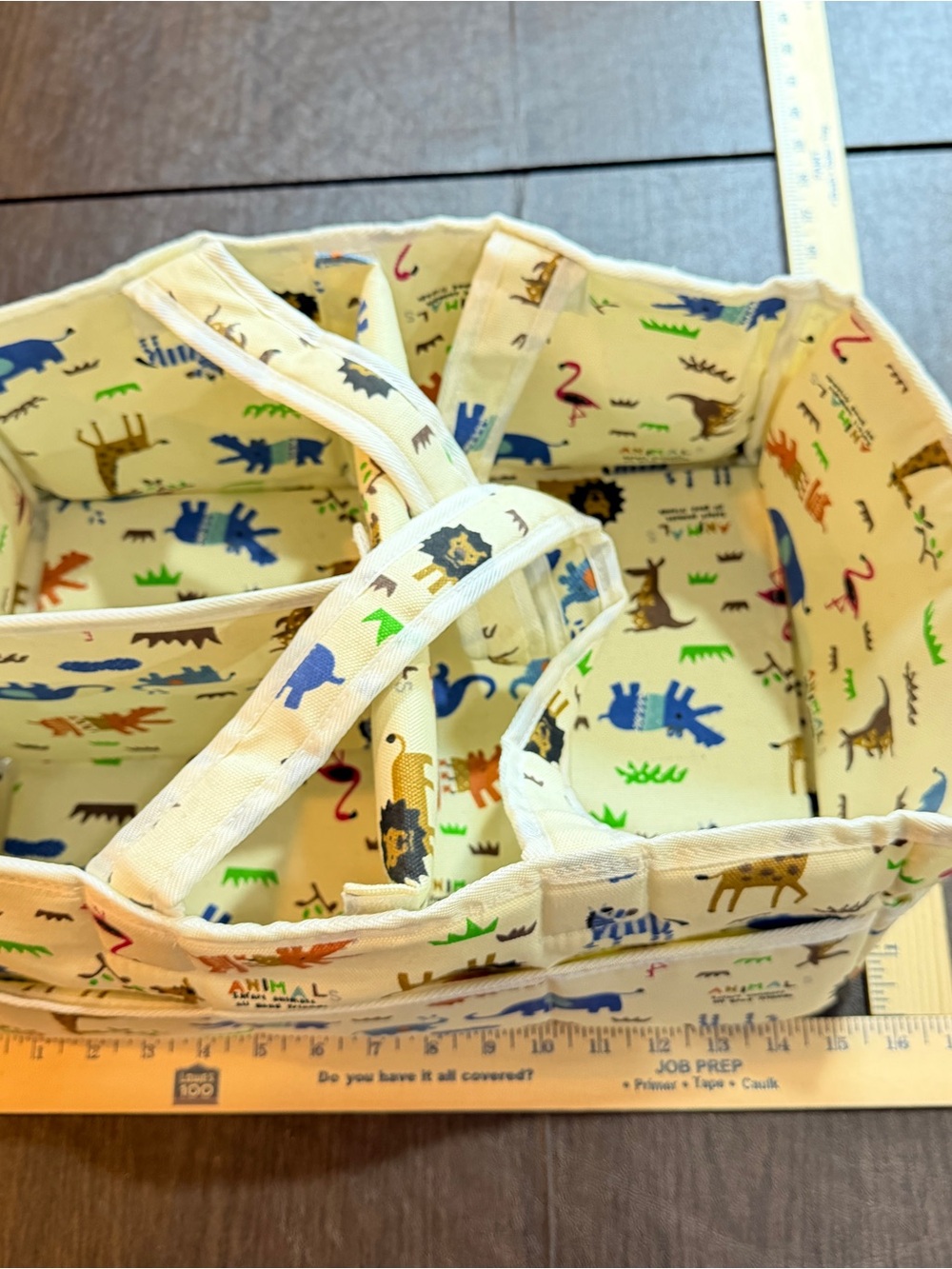 Billion Boxes Brand Animal Themed Canvas Diaper Caddy - Picture 6 of 7
